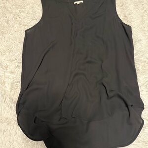 Maurices Black V-Neck Tank Top